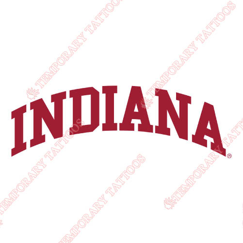 Indiana Hoosiers Customize Temporary Tattoos Stickers NO.4627